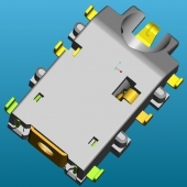 3.5mm斜口沉板耳机插座PJ-3156-L1G